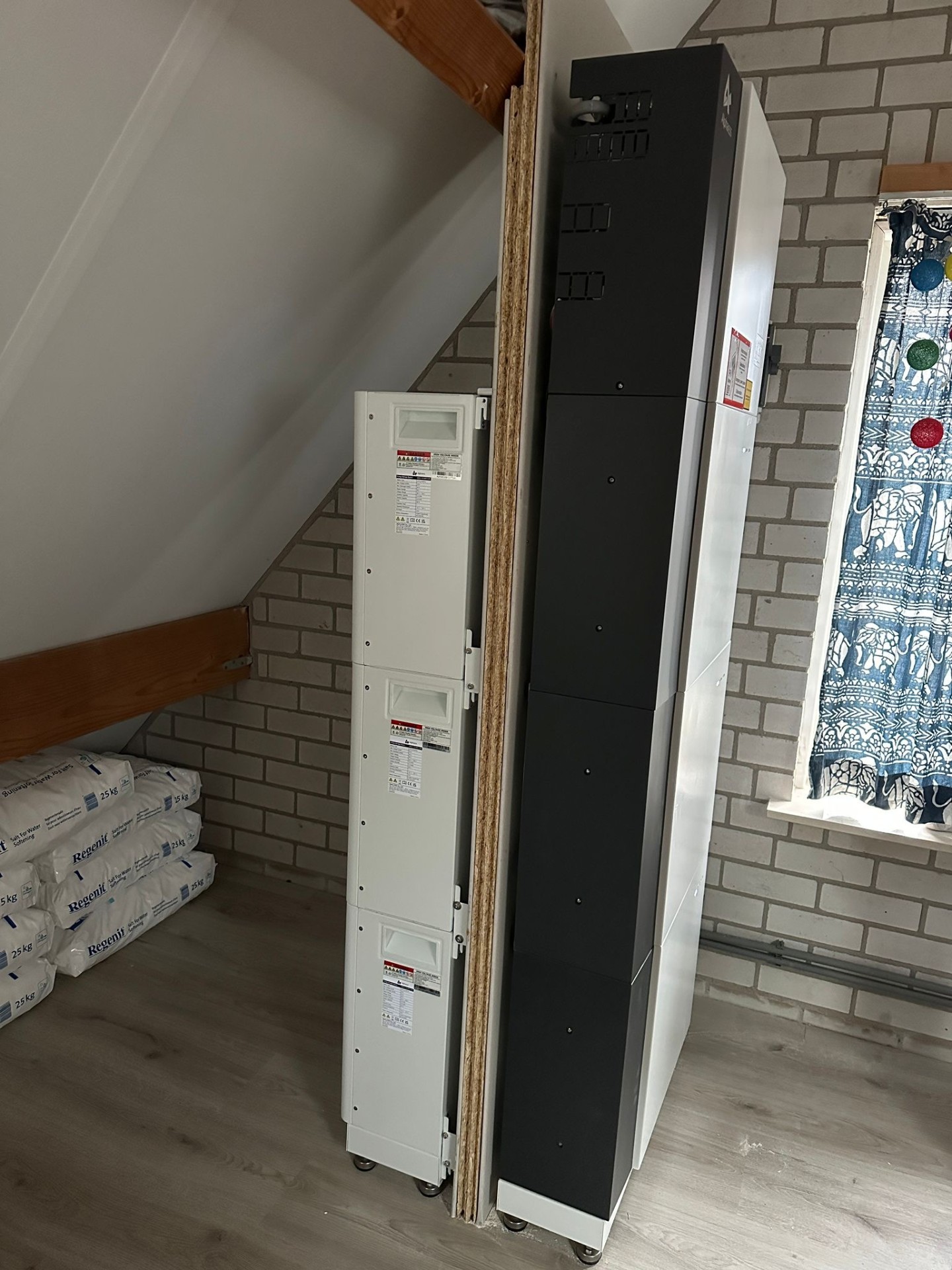 Dubbele opstelling — zolder